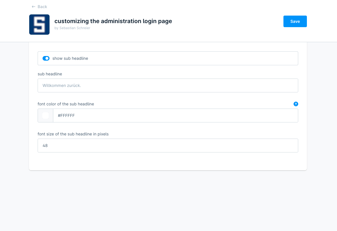 extension configuration part 4