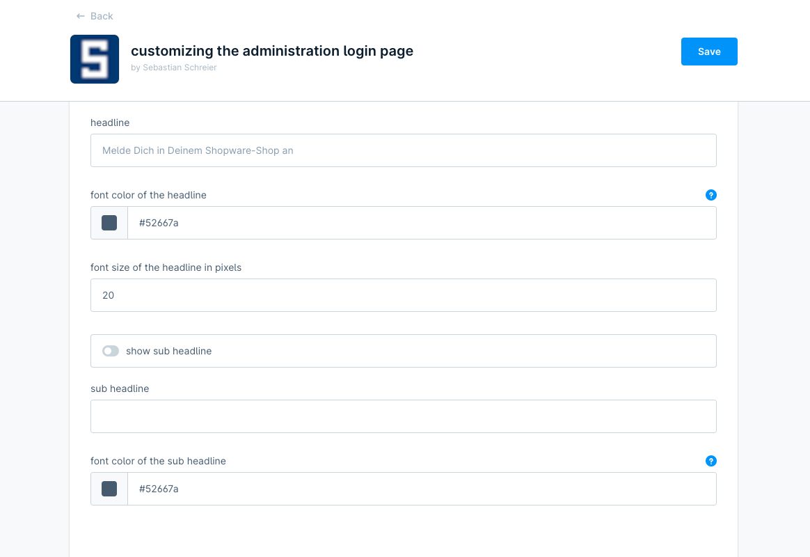 extension configuration part 6