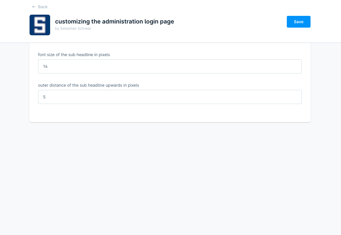 extension configuration part 7