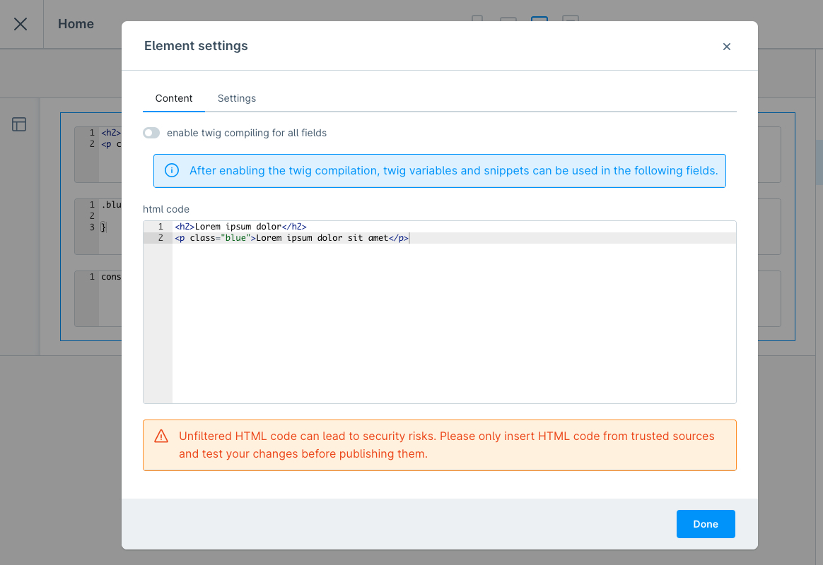 additional cms blocks and cms element part 2